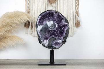 Stunning Amethyst Geode with Rotary Stand - AWS0687