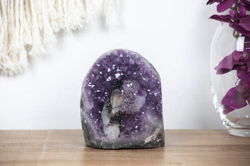Beautiful Amethyst geode with Calcite Formation - MSP0212 - Southern Minerals 