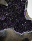 Magnificent Masive Natural Amethyst Geode with Unique Calcite Specimen - AWS1453