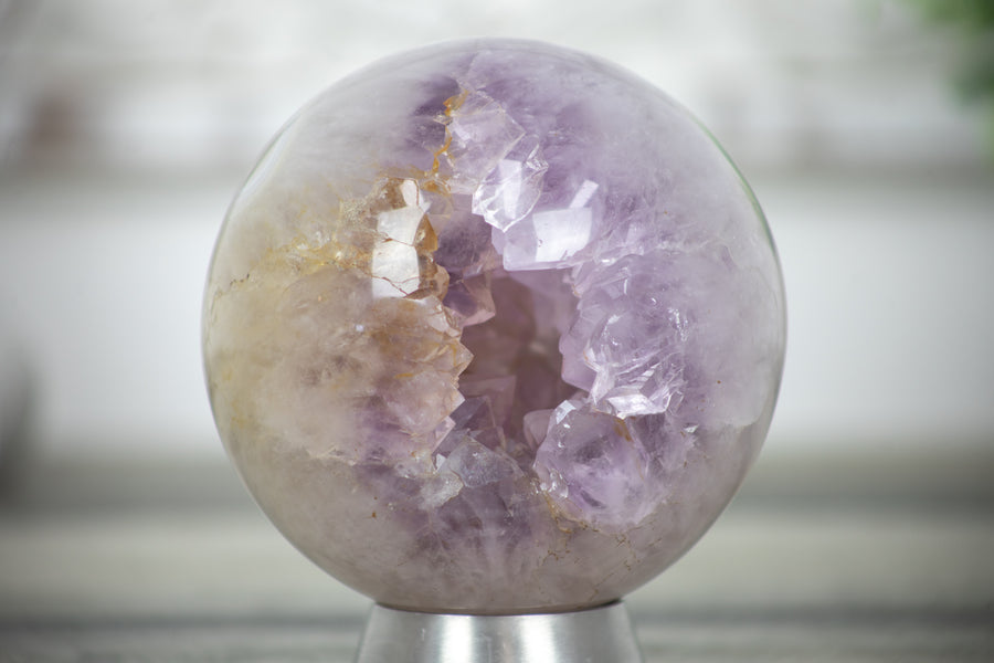 Amethyst & Quartz Huge Sphere Geode - SPH0091