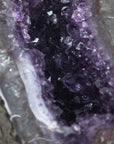 Top Amethyst & Quartz Natural Stone Geode - CBP0460 - Southern Minerals 