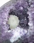 Beautiful Amethyst Stone Geode with Calcite Crystal Specimen - CBP0449 - Southern Minerals 