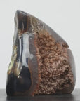 Outstaning Large Natural Druzy Crystal Flame Geode - FST0033
