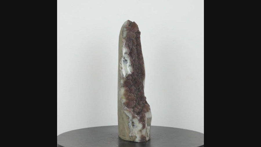 Quartz Druze & Jasper Quartz Stone Calcite Crystal - GQTZ0204
