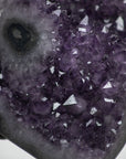 Stunning Natural Amethyst Cluster with Stalactite Eye - AWS1092