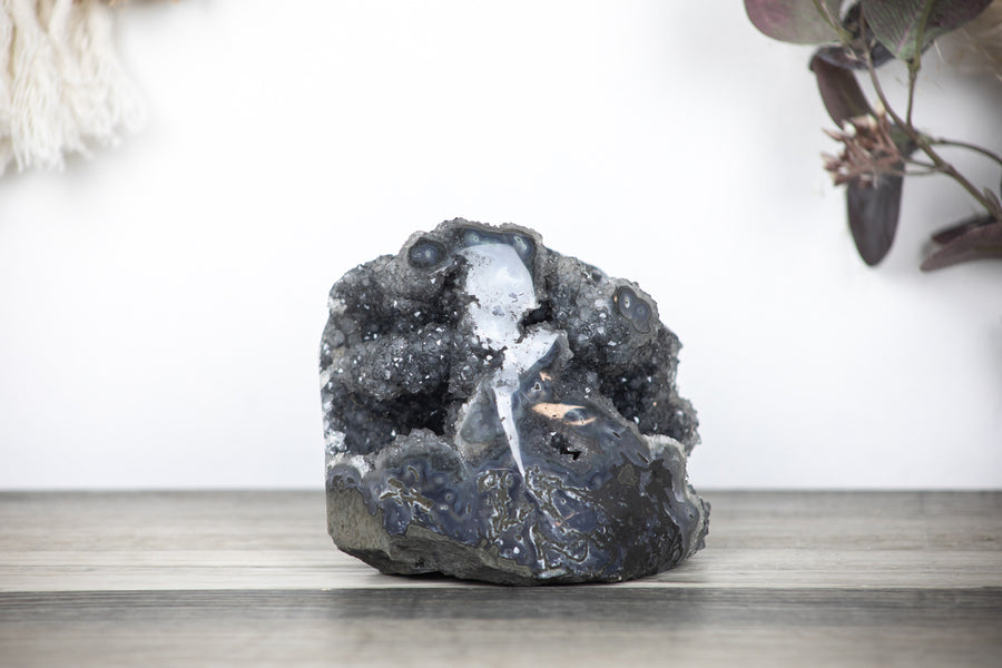 Quartz Stone Crystal with Stalactite Eyes - GQTZ0200