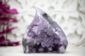 Natural Amethyst Stone Flame Cluster - FST0059