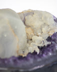 Fine Amethyst with Rare Calcite Crystal Formation - MSP0164 - Southern Minerals 