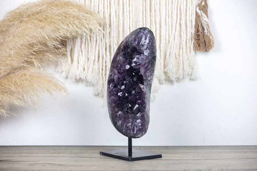 Natural Amethyst Crystal Formation, Fixed Stand - AWS0601