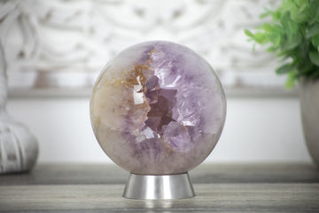 Amethyst & Quartz Huge Sphere Geode - SPH0091