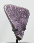Beautiful Natural Amethyst Cluster with Agate Shell - AWS1357