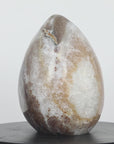 Stunning Quartz Stone Egg Shaped Carving, Handmade Piece - STE0082