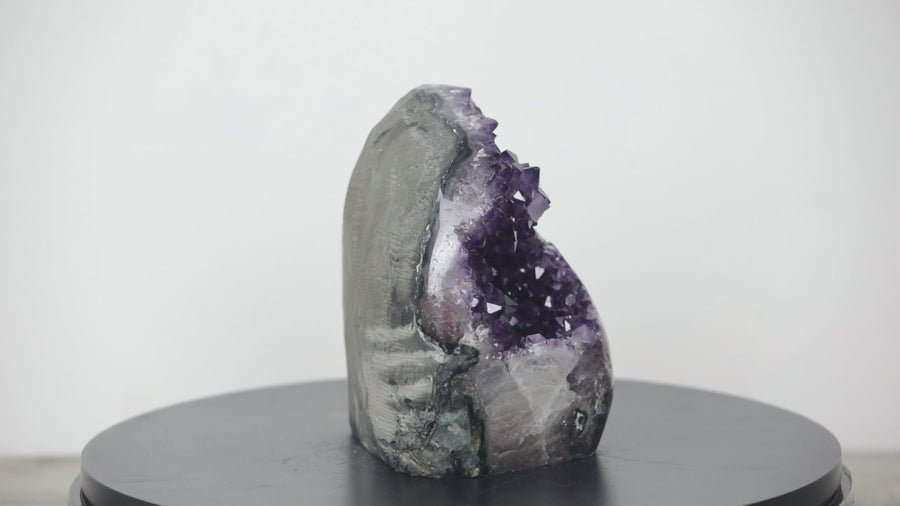 Natural Amethyst Stone Polished Geode - CBP0426