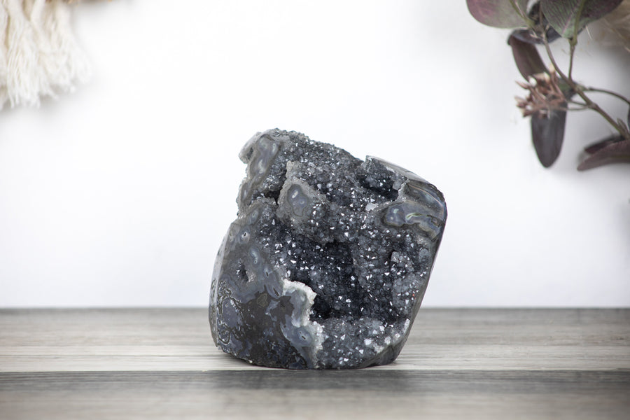 Quartz Stone Crystal with Stalactite Eyes - GQTZ0200