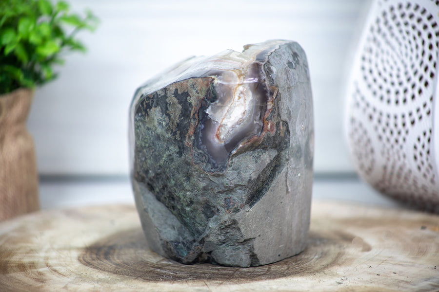 Beautiful Yellow Galaxy Quartz Geode - GQTZ0011 - Southern Minerals 