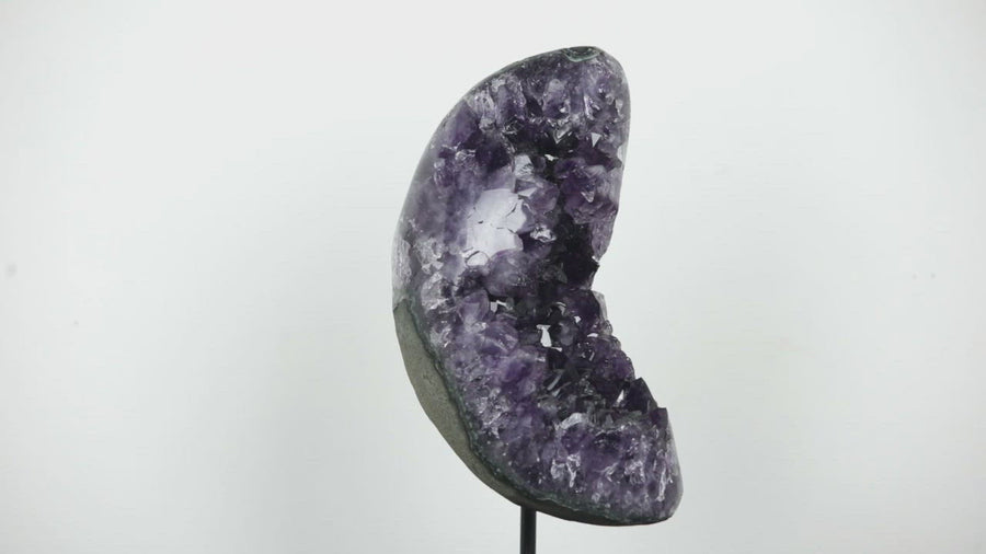 Natural Amethyst Crystal Formation, Fixed Stand - AWS0601