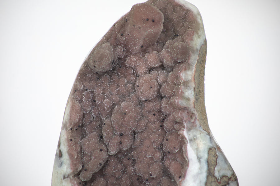 Quartz Druze & Jasper Quartz Stone Calcite Crystal - GQTZ0204