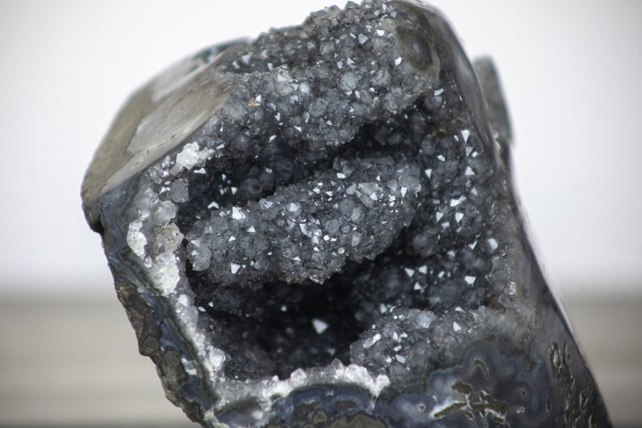 Quartz Stone Crystal with Stalactite Eyes - GQTZ0200