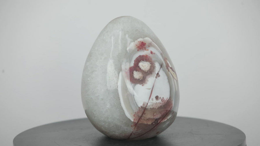 Stunning Natural Quartz stone Egg - STE0046