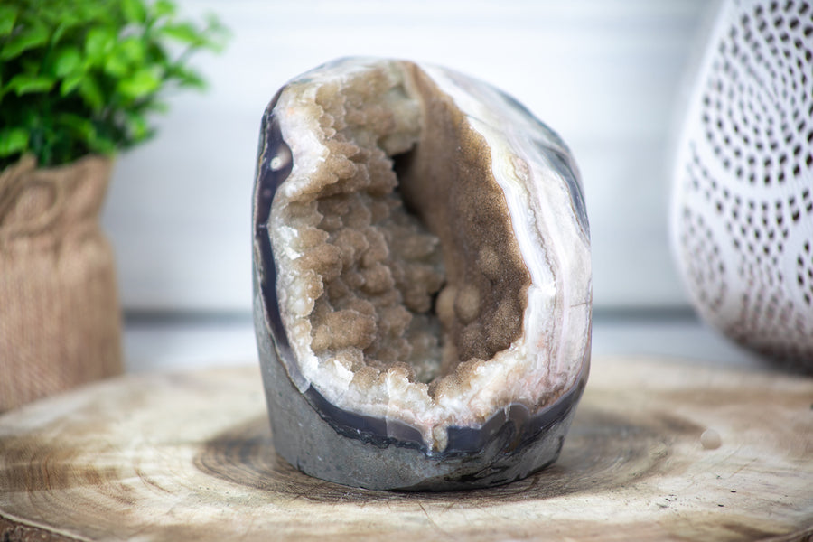 Beautiful Yellow Galaxy Quartz Geode - GQTZ0011 - Southern Minerals 