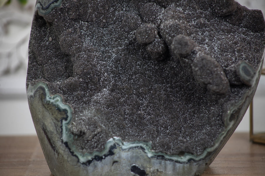 XXL Natural Balck Amethyst Druzy Cathedral - GQTZ0291