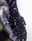 AAA Top grade Huge Natural Amethyst Geode with Stalactite Formation - AWS0956