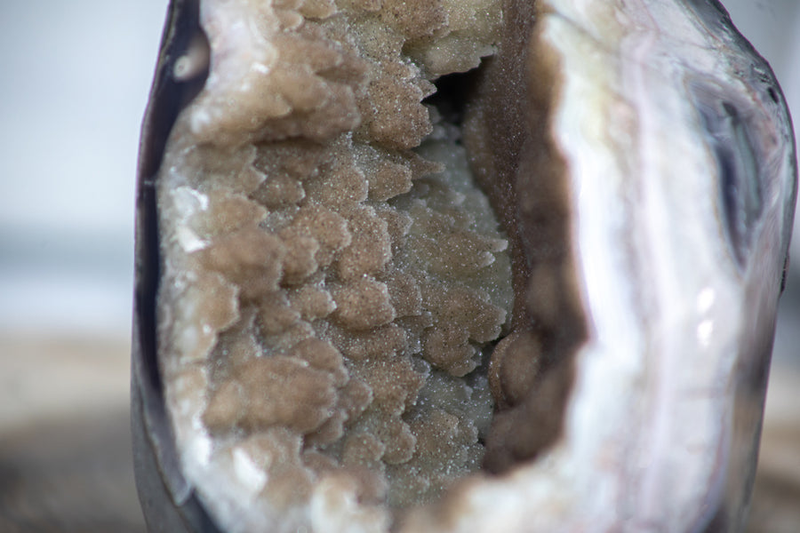 Beautiful Yellow Galaxy Quartz Geode - GQTZ0011 - Southern Minerals 