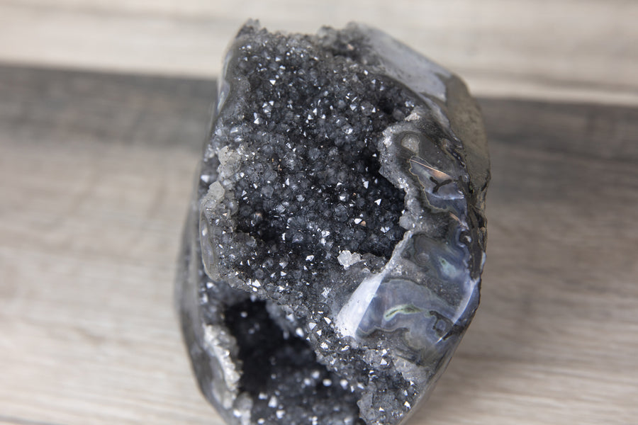 Quartz Stone Crystal with Stalactite Eyes - GQTZ0200