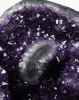 Natural Amethyst Stone Geode with Stalactite Eye Formation - AWS1254