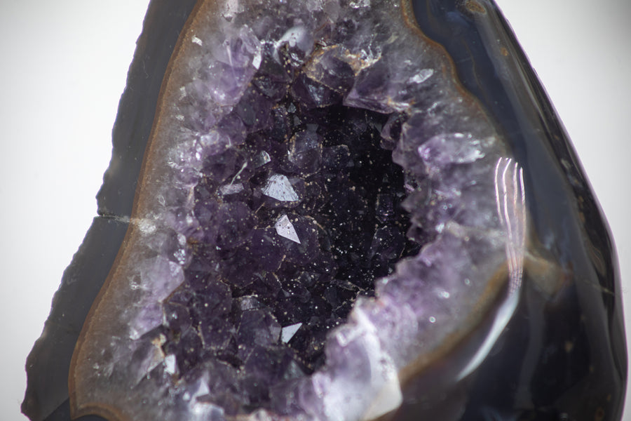 Natural Amethyst and agate Stone Geode - AWS0324 - Southern Minerals 