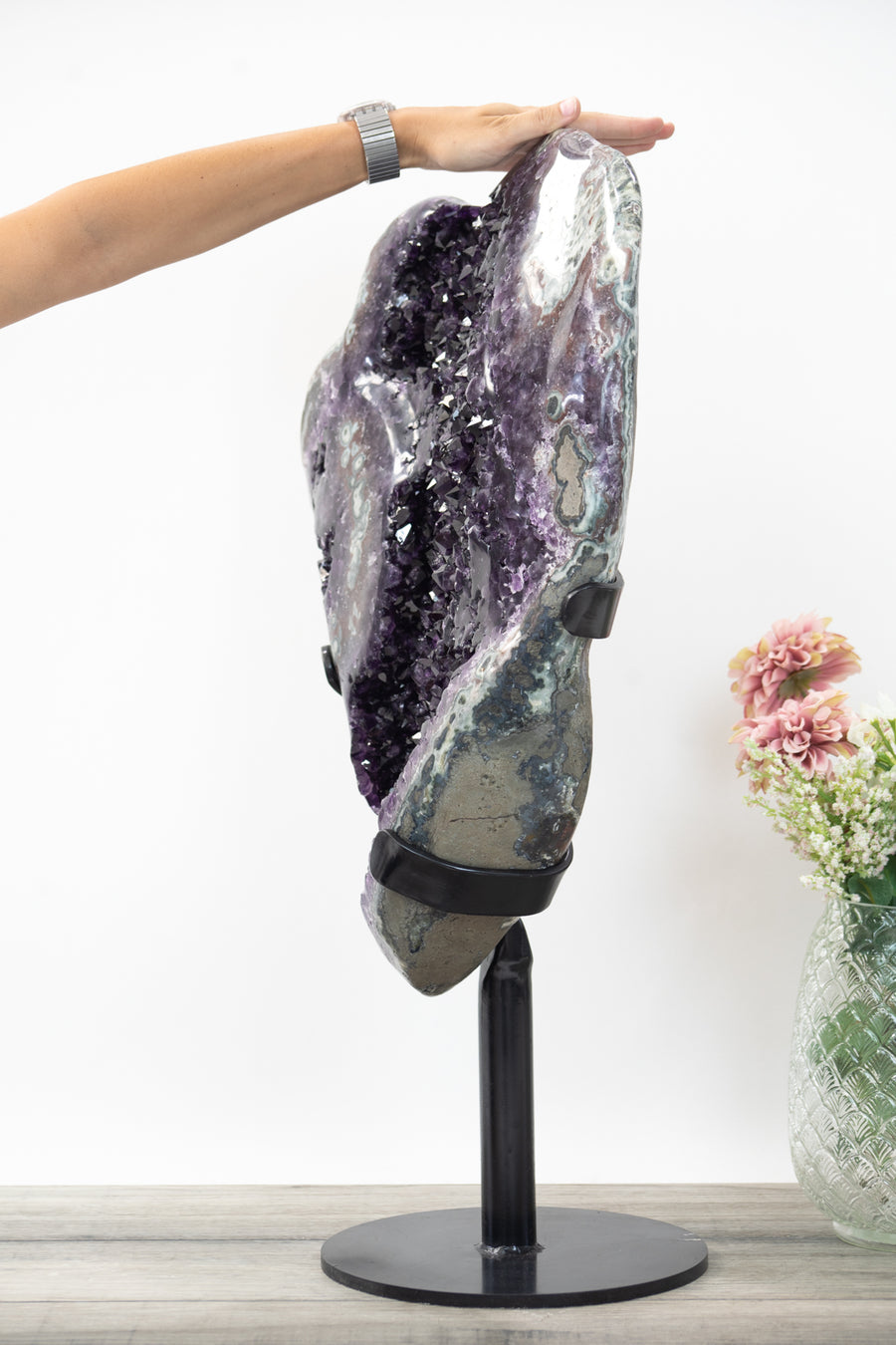 XXL Premium Quality Natural Amethyst & Jasper Specimen - AWS1451