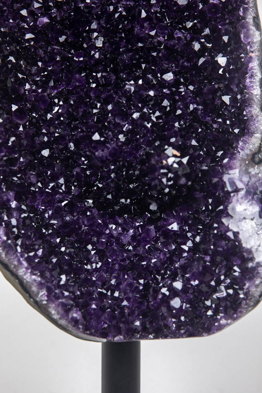 AAA Top grade Huge Natural Amethyst Geode with Stalactite Formation - AWS0956