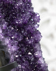 Top Grade XXL Amethyst Cluster with Metal Stand - AWS1263