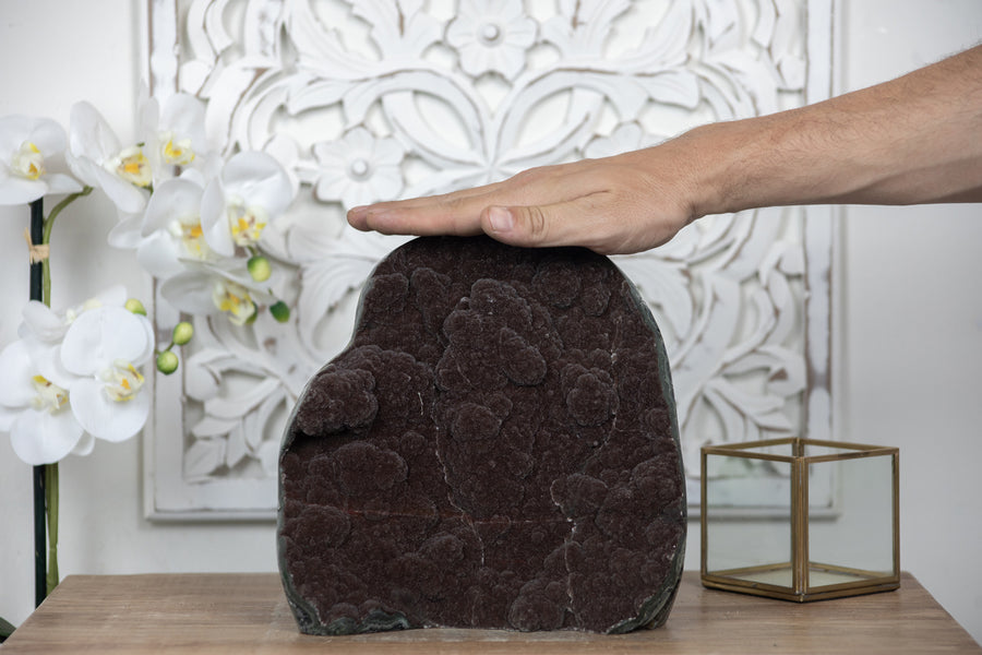 Stunning XXL Red Tone Natural Druzy Cathedral - GQTZ0295