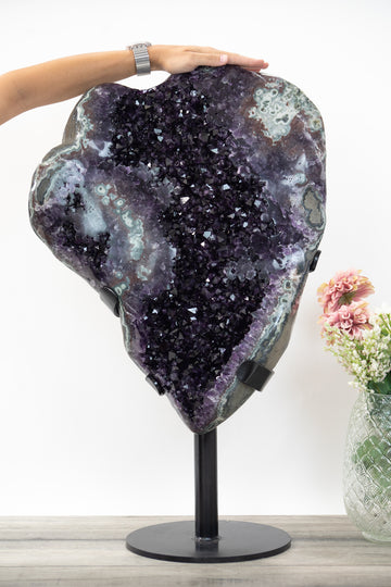 XXL Premium Quality Natural Amethyst & Jasper Specimen - AWS1451