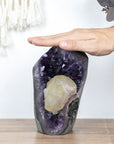 Huge Calcite Crystal and Amethyst Specimen - CBP0451 - Southern Minerals 
