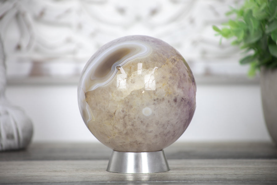 Amethyst & Quartz Huge Sphere Geode - SPH0091