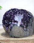 AAA Uruguayan Amethyst Cathedral with Green Jasper Shell - CBP0295 - Southern Minerals 