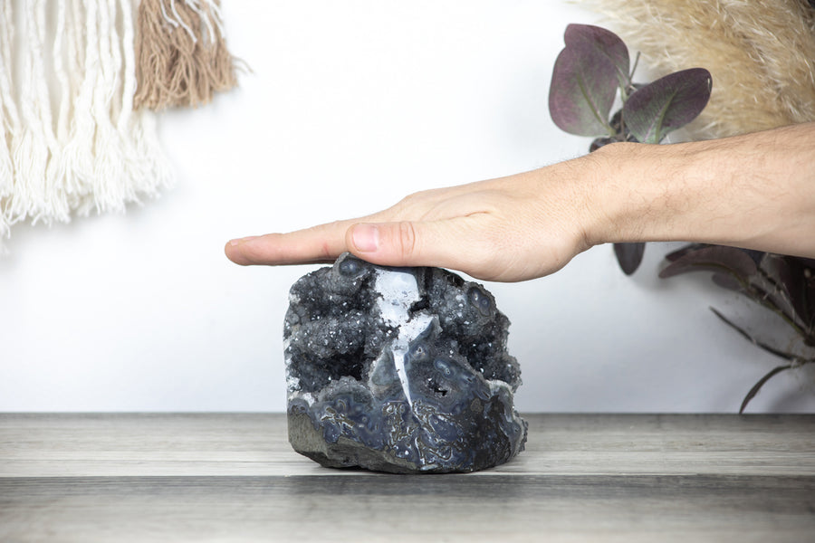 Quartz Stone Crystal with Stalactite Eyes - GQTZ0200