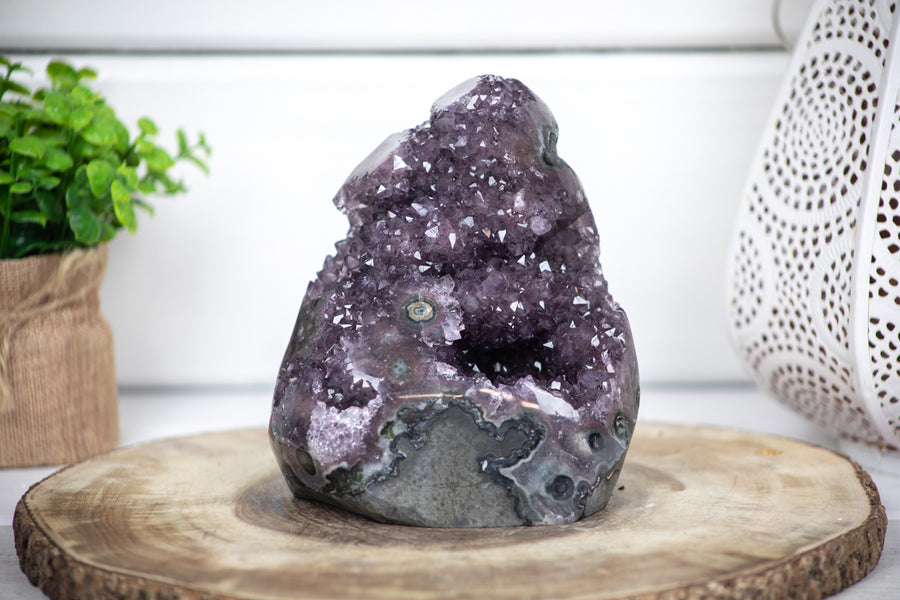 Stunning Amethyst Cathedral Geode with Formations - CBP0287 - Southern Minerals 