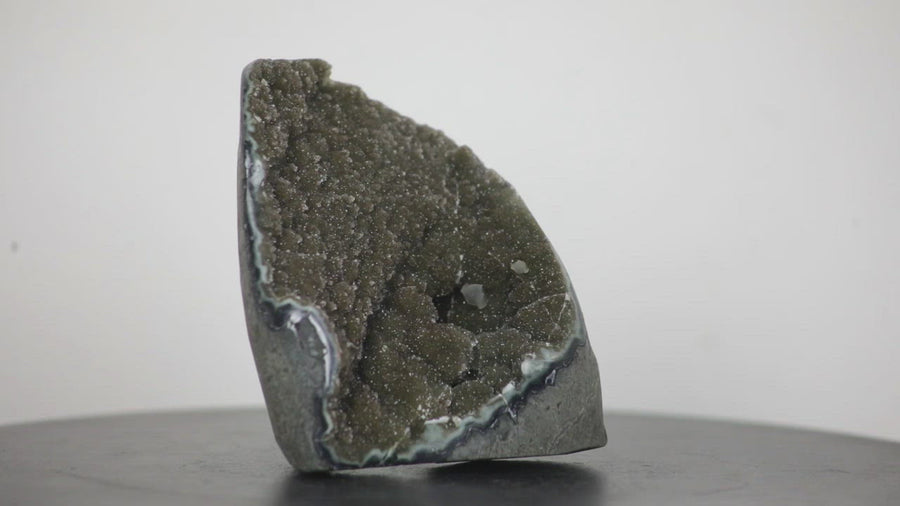 Stunning Quartz Druzy and Jasper Cathedral - GQTZ0271
