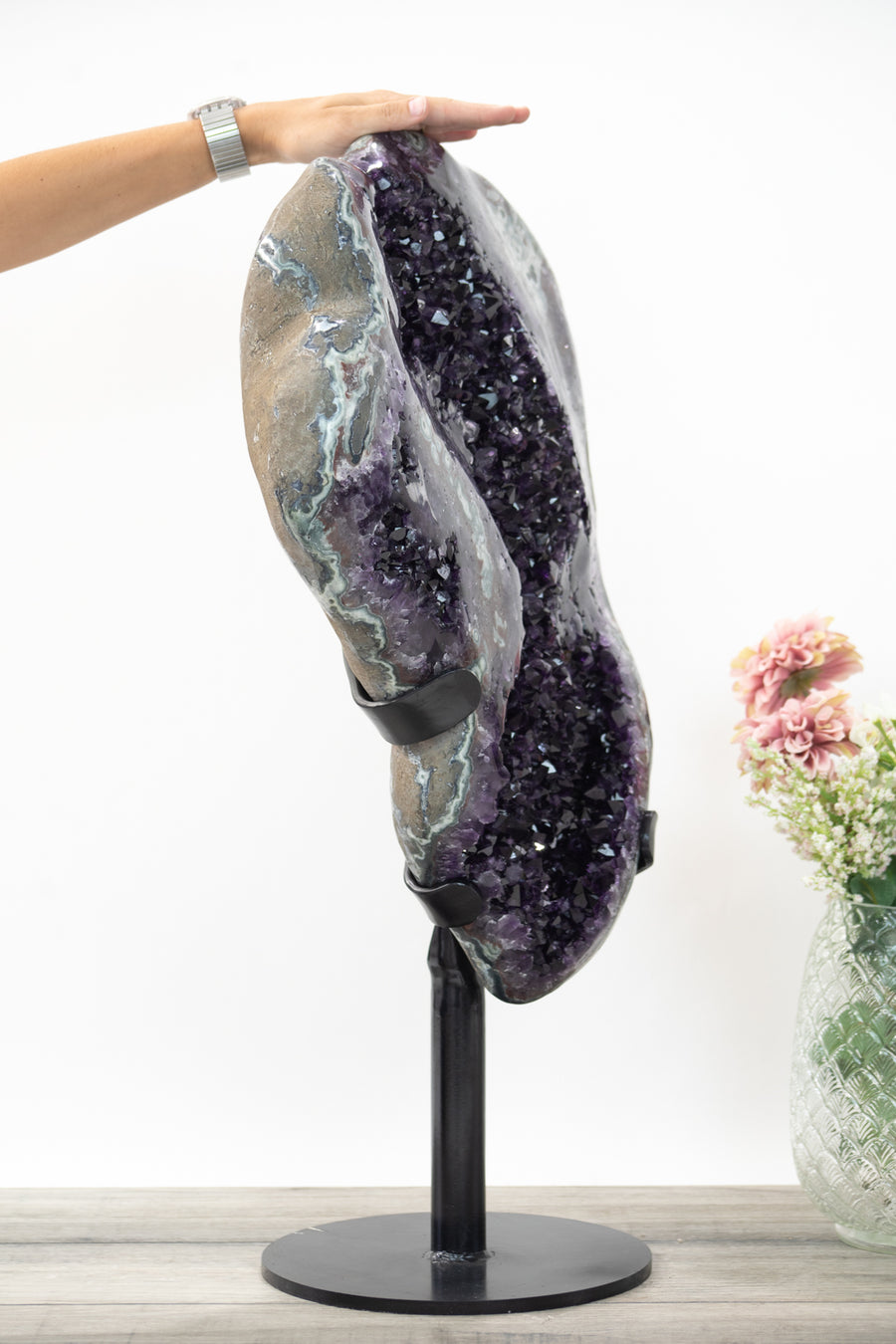 XXL Premium Quality Natural Amethyst & Jasper Specimen - AWS1451