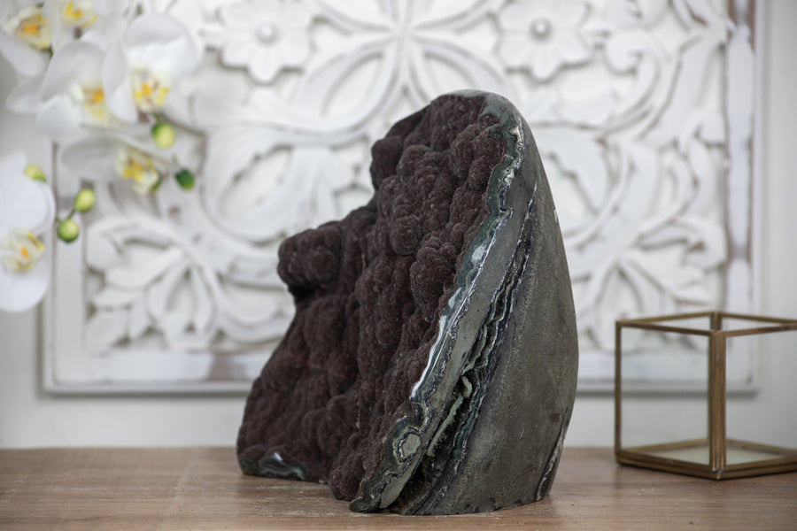 Stunning XXL Red Tone Natural Druzy Cathedral - GQTZ0295